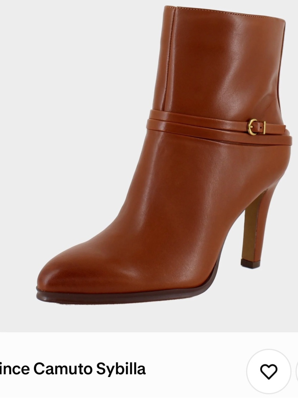 Vince Camuto Leather Ankle Boot